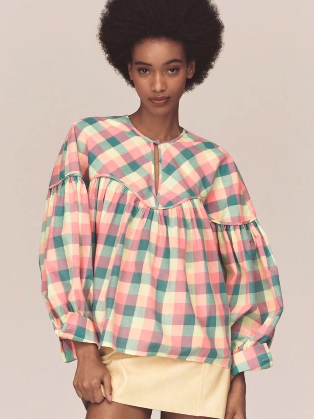 HUNTER BELL Naya Yoke Blouse